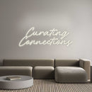 Custom Neon French Version Curating 
Co...
