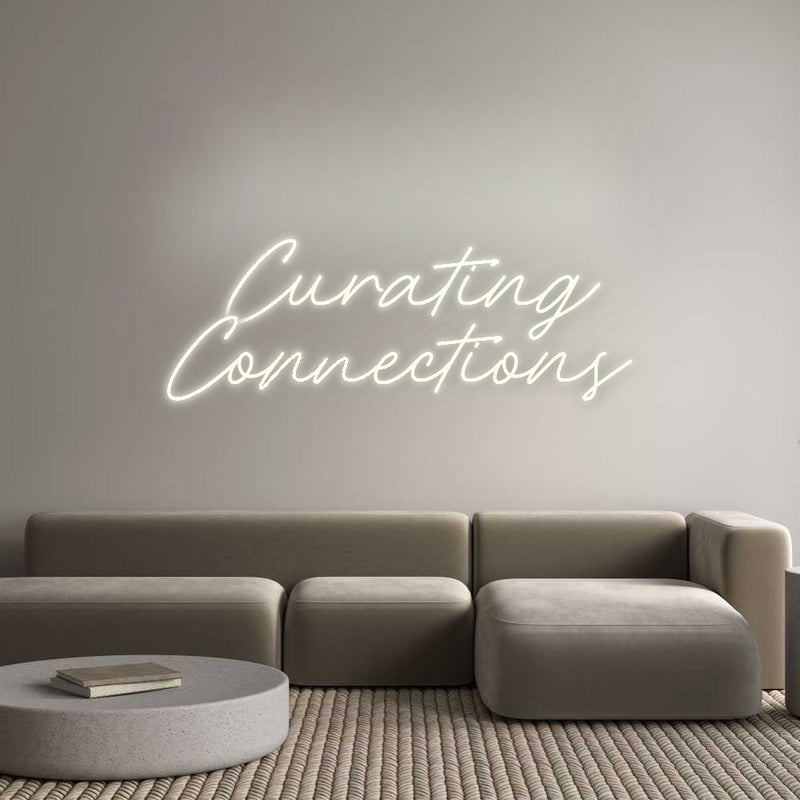 Custom Neon French Version Curating 
Co...