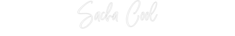 Custom Neon French Version Sacha Cool