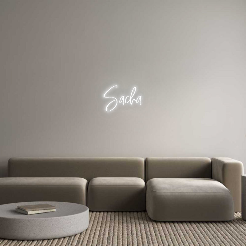 Custom Neon French Version Sacha