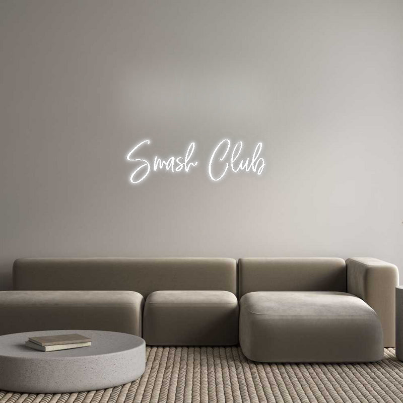 Custom Neon French Version Smash Club