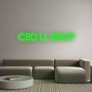 Custom Neon French Version CBD LL SHOP