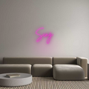 Custom Neon: Sing