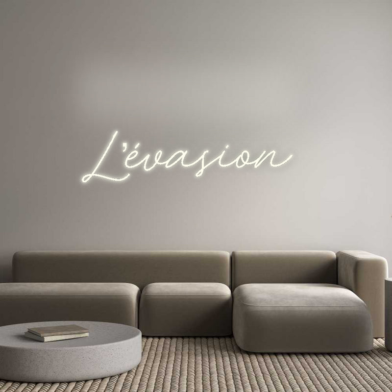 Custom Neon French Version The Escape