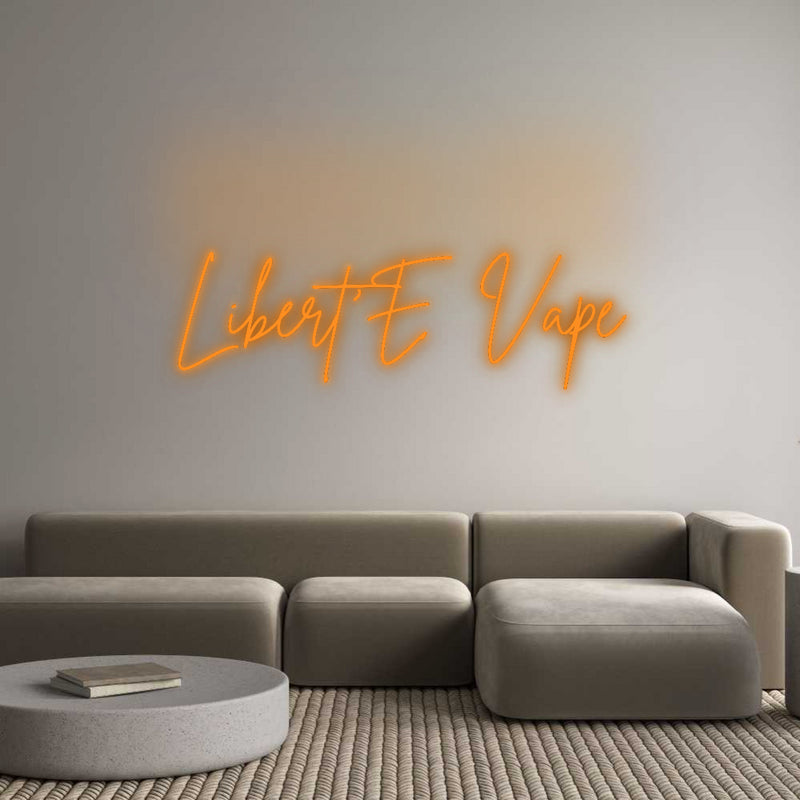 Custom Neon French Version Libert'E Vape