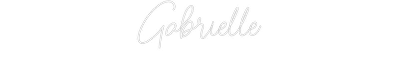 Custom Neon French Version Gabrielle