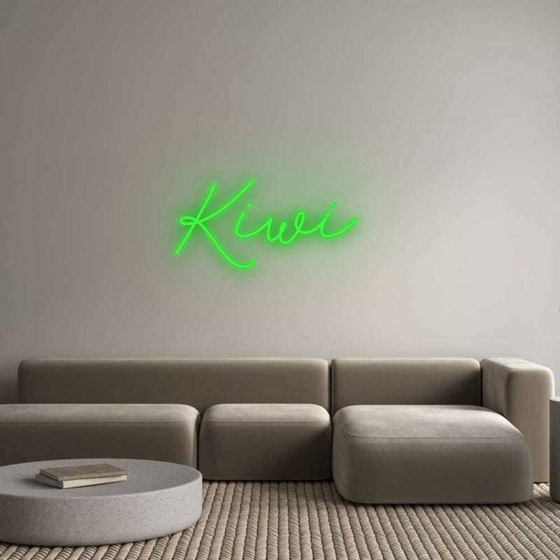 Custom Neon French Version Kiwi