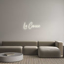 Custom Neon French Version La Canisse