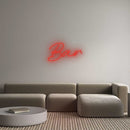 Custom Neon French Version Bar