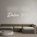 Custom Neon French Version Dolce Vita