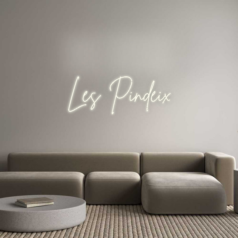 Custom Neon French Version Les Pindeix