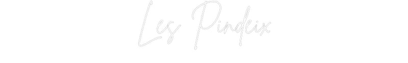 Custom Neon French Version Les Pindeix