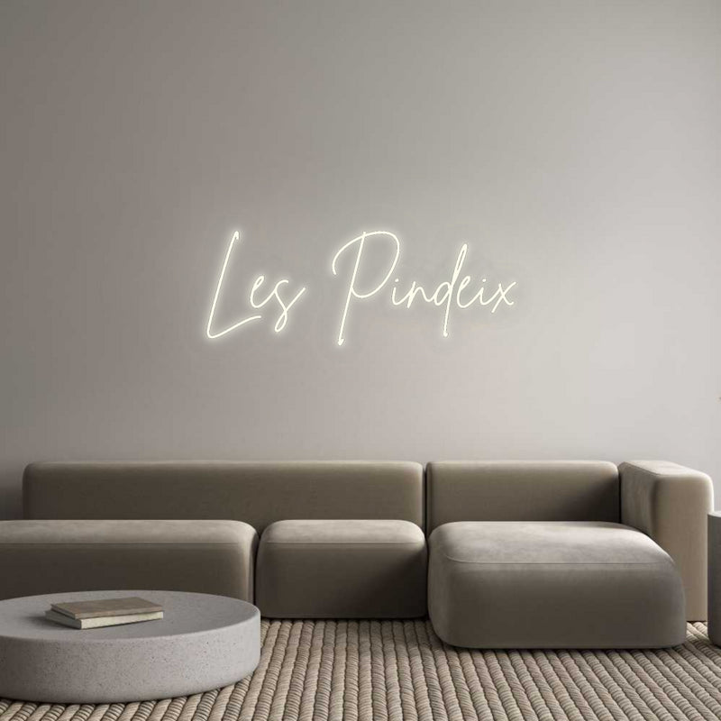 Custom Neon French Version Les Pindeix
