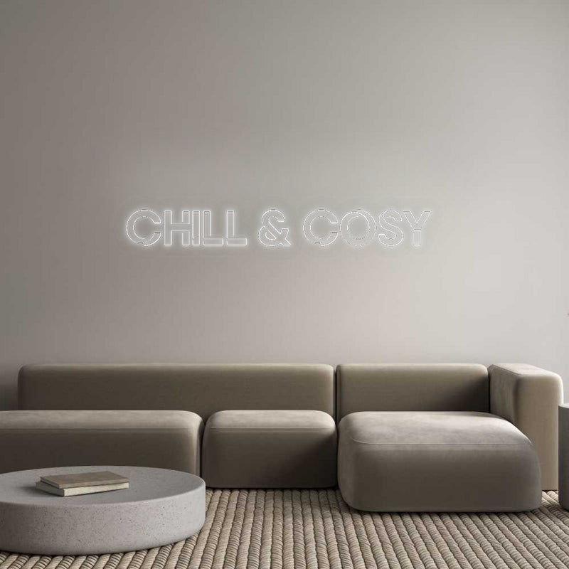 Custom Neon French Version Chill & Cosy