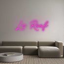 Custom Neon French Version Le Roof