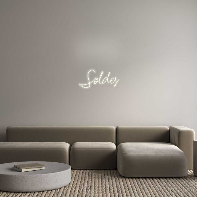 Custom Neon French Version Soldes