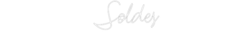 Custom Neon French Version Soldes