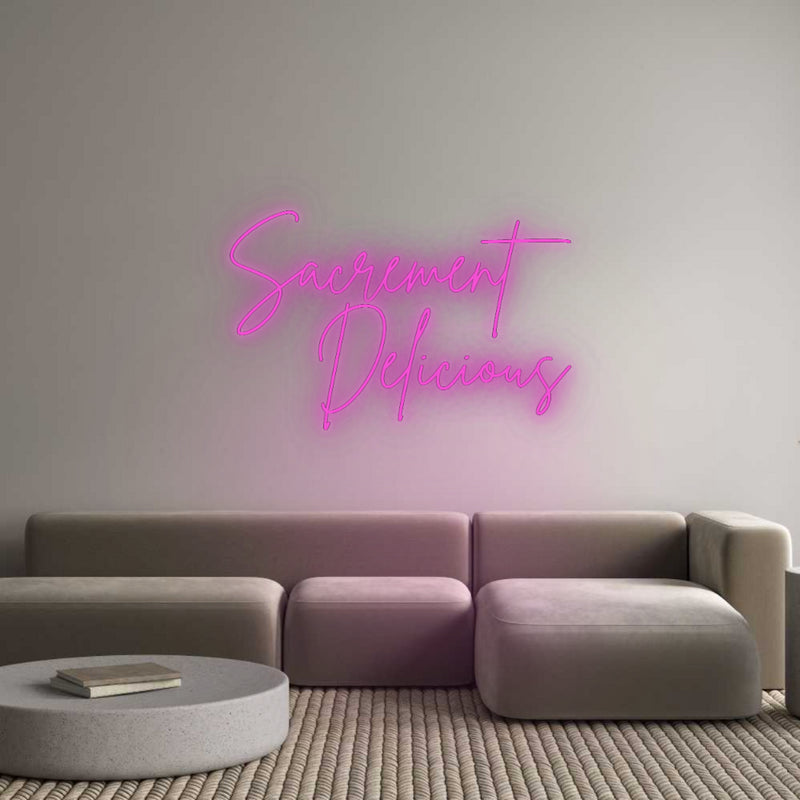 Custom Neon French Version Sacrément
Of...
