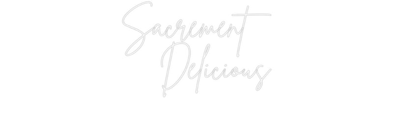 Custom Neon French Version Sacrément
Of...
