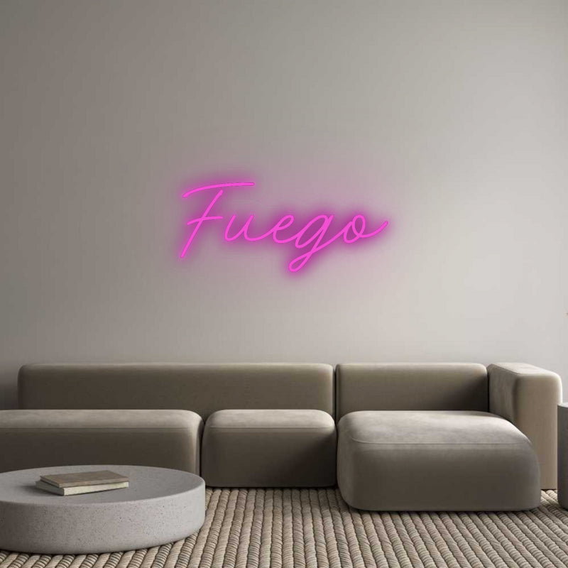 Custom Neon French Version Fuego