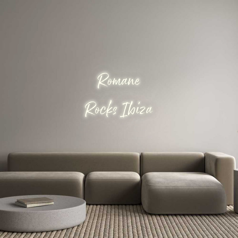 Custom Neon French Version Romane
Rocks...