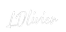 Neon personnalisé new L’Olivier
