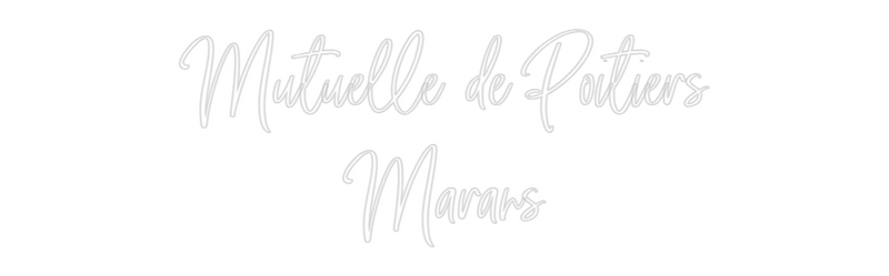Neon personnalisé new Mutuelle de P...