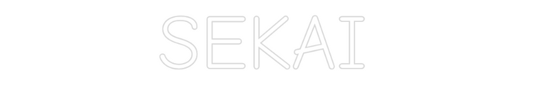 Neon personnalisé new SEKAI