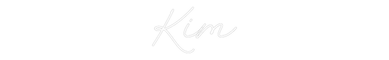 Neon personnalisé new Kim