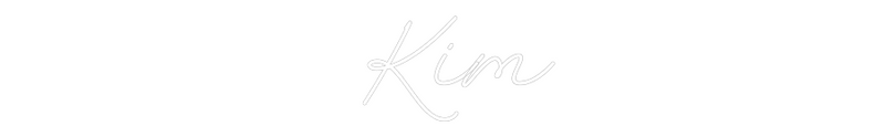 Neon personnalisé new  Kim