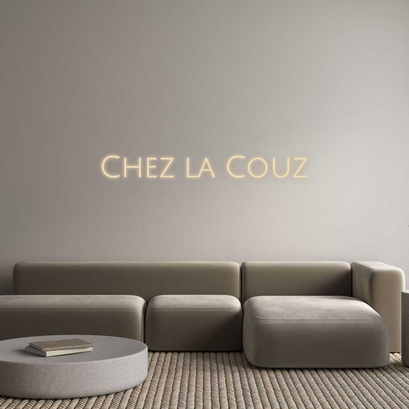 Neon personnalisé new Chez la Couz