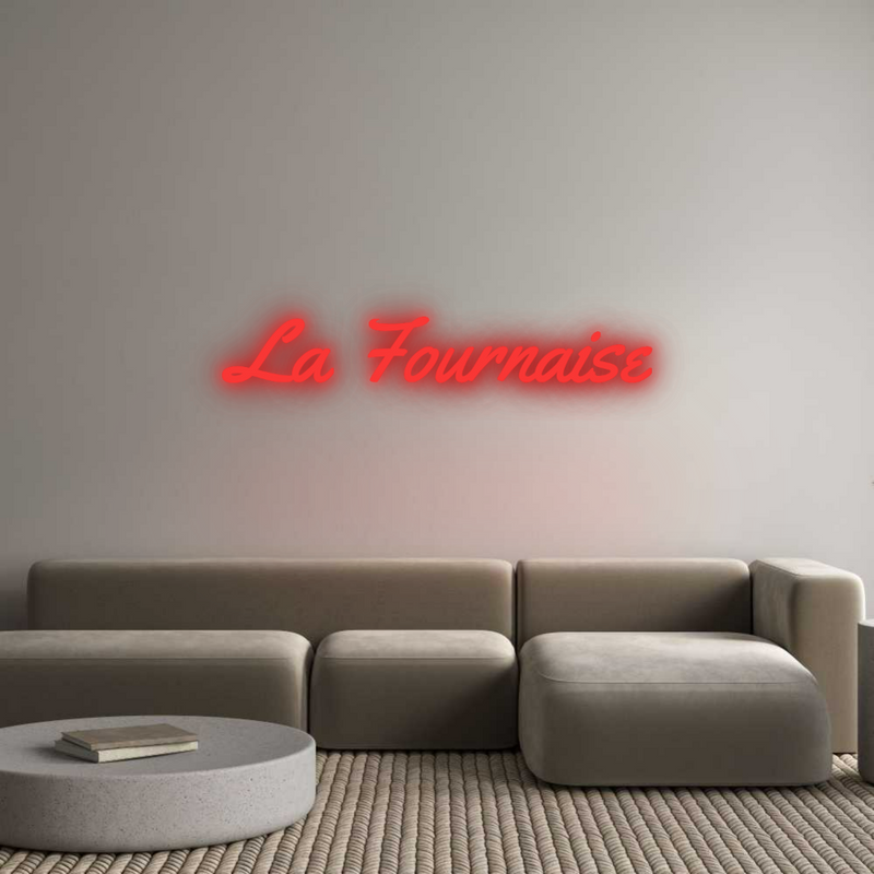 Neon personnalisé new La Fournaise