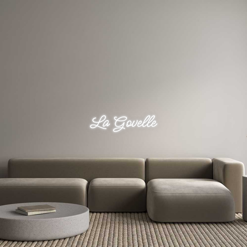 Neon personnalisé new La Govelle