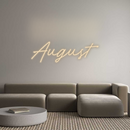Neon personnalisé new August
