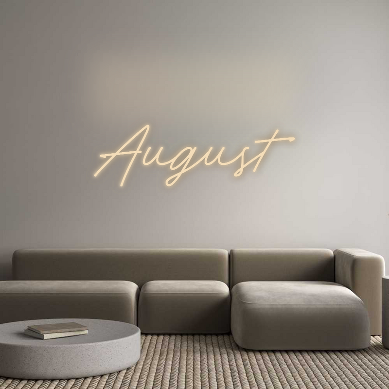Neon personnalisé new August