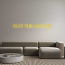 channel letter new RUIZ SUR MESURE