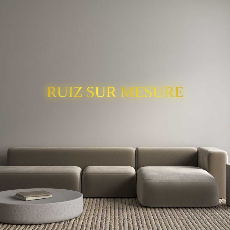channel letter new RUIZ SUR MESURE