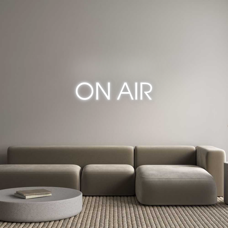 Neon personnalisé new ON AIR