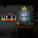 'ABRIGO 3 ESTRELLAS' - Letrero de neón LED