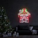 "Maison en pain d'épice" - Signe en néon LED