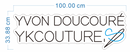 Néon personnalisé YK couture