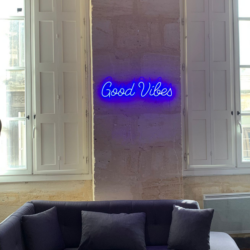 'GOOD VIBES' - LED neon sign