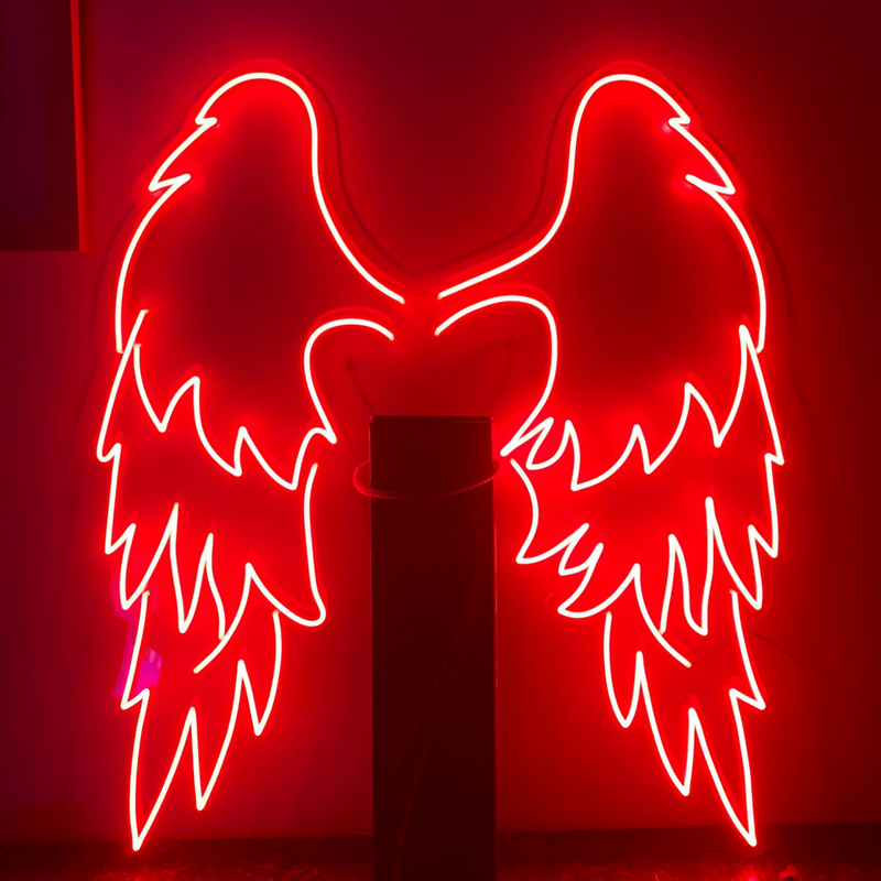 „ANGEL“ – LED-Leuchtreklame