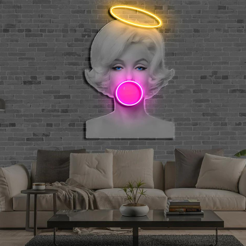 "MONROE" - Insegna al neon a LED