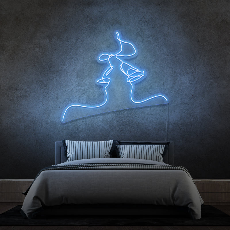 'KISS KISS' by Margot - LED neon sign