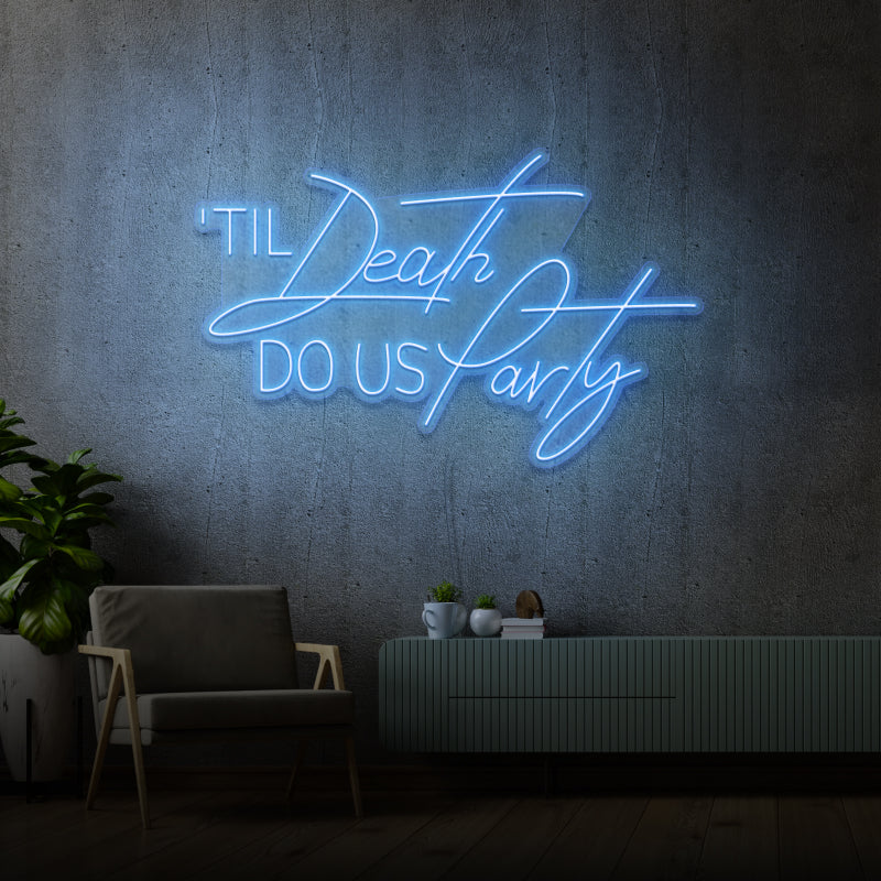 ''THE DEATH' - LED neon sign