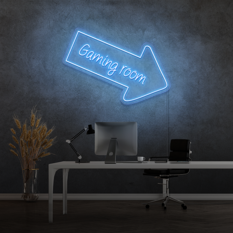 "GAMING ROOM" - Insegna e neon led