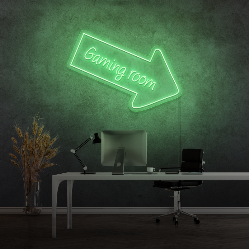 „GAMING ROOM“ – LED-Neonschild