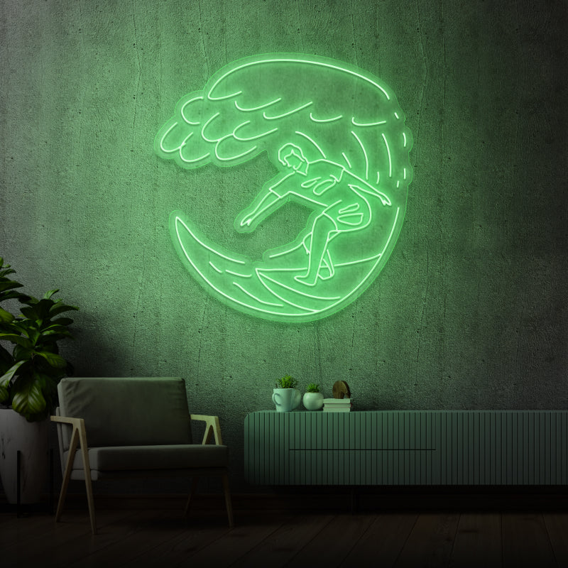 'CATCH THE WAVE' di Margot - Insegna al neon a LED