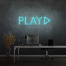 "PLAY" - LED Neon Sign